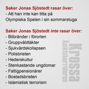 Jonas Sjöstedt rasar