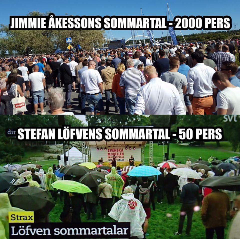Åkesson sommartal 2000 vs 50